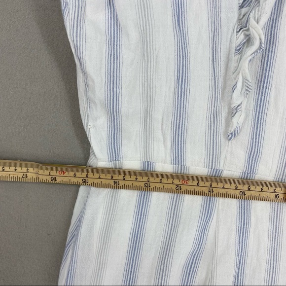 8 REBECCA TAYLOR MIDI STRIPED SUNDRESS RUFFLE FLOUNCE ADULT LADIES 918281d747 - Picture 14 of 15